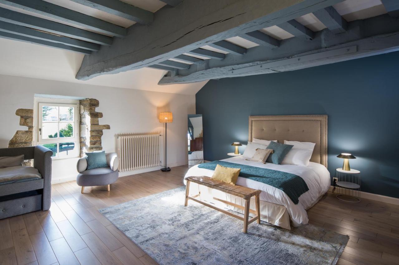 Manoir Du Vau D Arz Gites Et Chambres D Hotes Avec Piscine Malansac 외부 사진